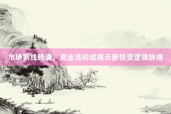 市场副线暗涌，资金流向或揭示新投资逻辑脉络